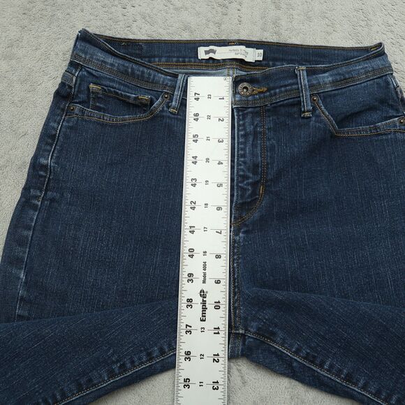 Levi's 512 Jeans Women's Size 10S Blue High-Rise Slimming Bootcut 29" inseam - Picture 10 of 16